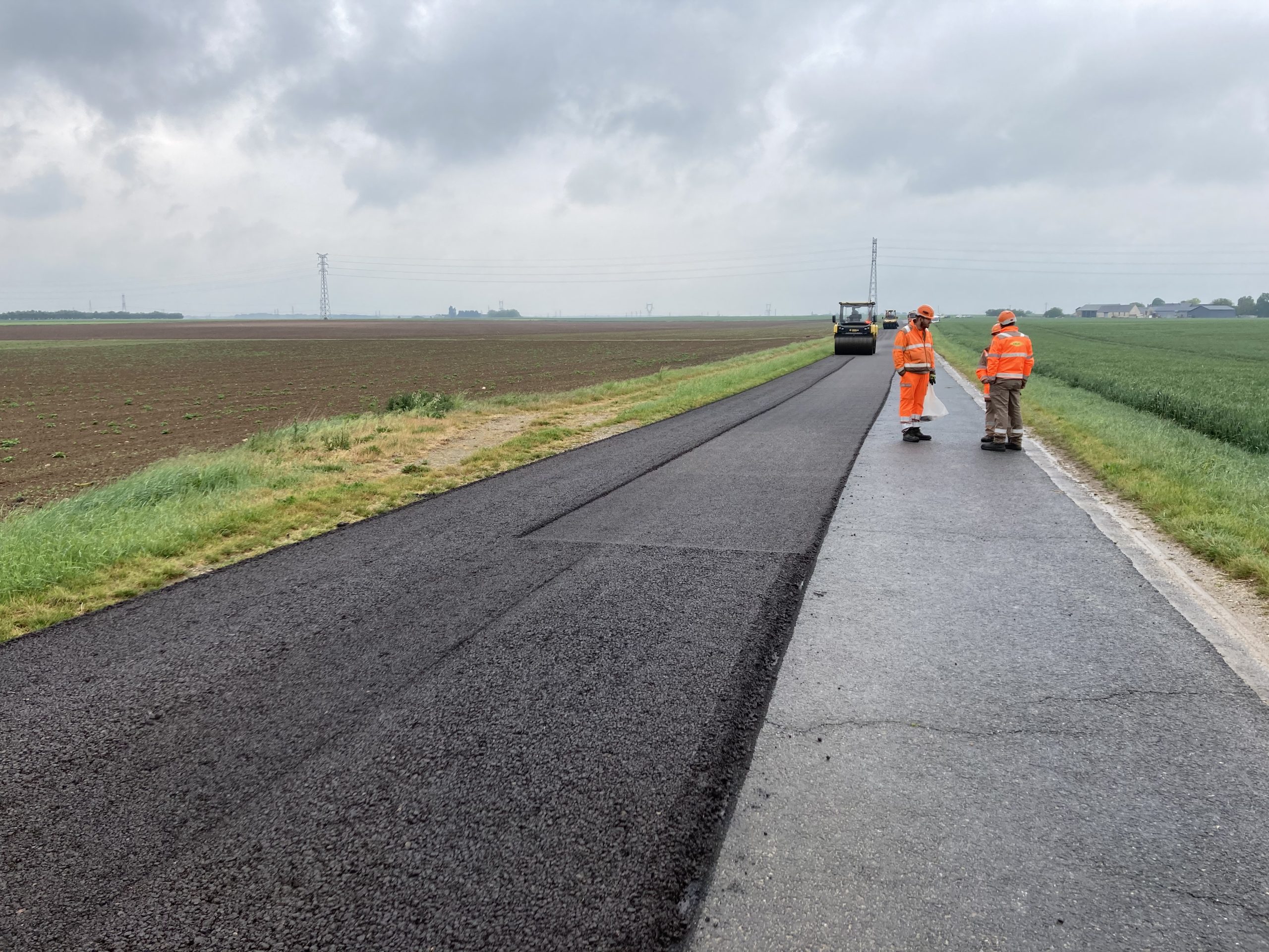 Rénovation routière : Visite d&rsquo;un chantier de retraitement de chaussée à froid dans le Loiret